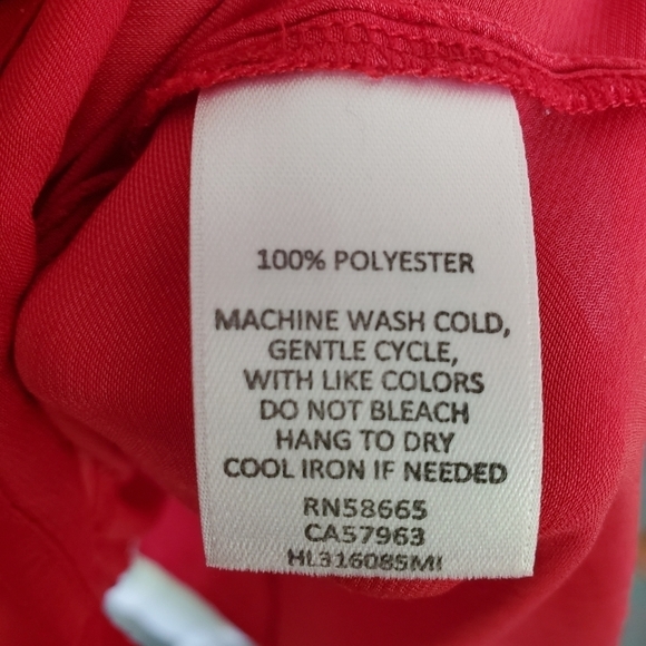 Trouve Twist Back Samba Red Slip Dress - Picture 9 of 9